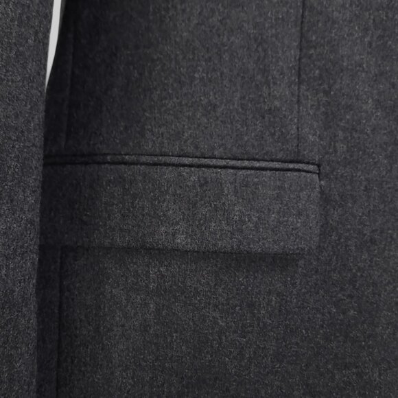 J. Hilburn Vitale Barberis Canonico Gray Fleece 2-Piece Suit 56XL - W46xL30 - Picture 7 of 16